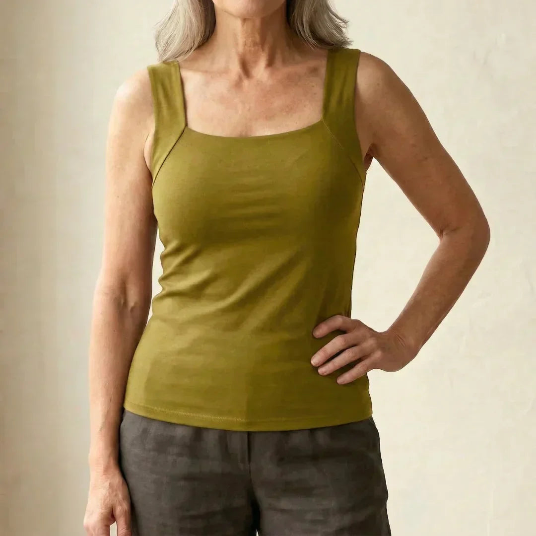 Carolyn™ | Built In Comfort Bra Tanktop