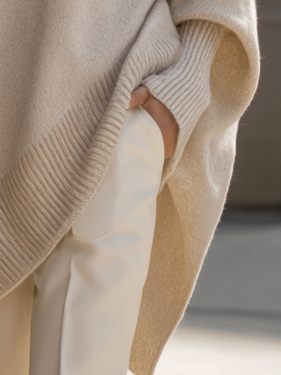 Emma™ | Women's Jumper with an Asymmetric Hemline