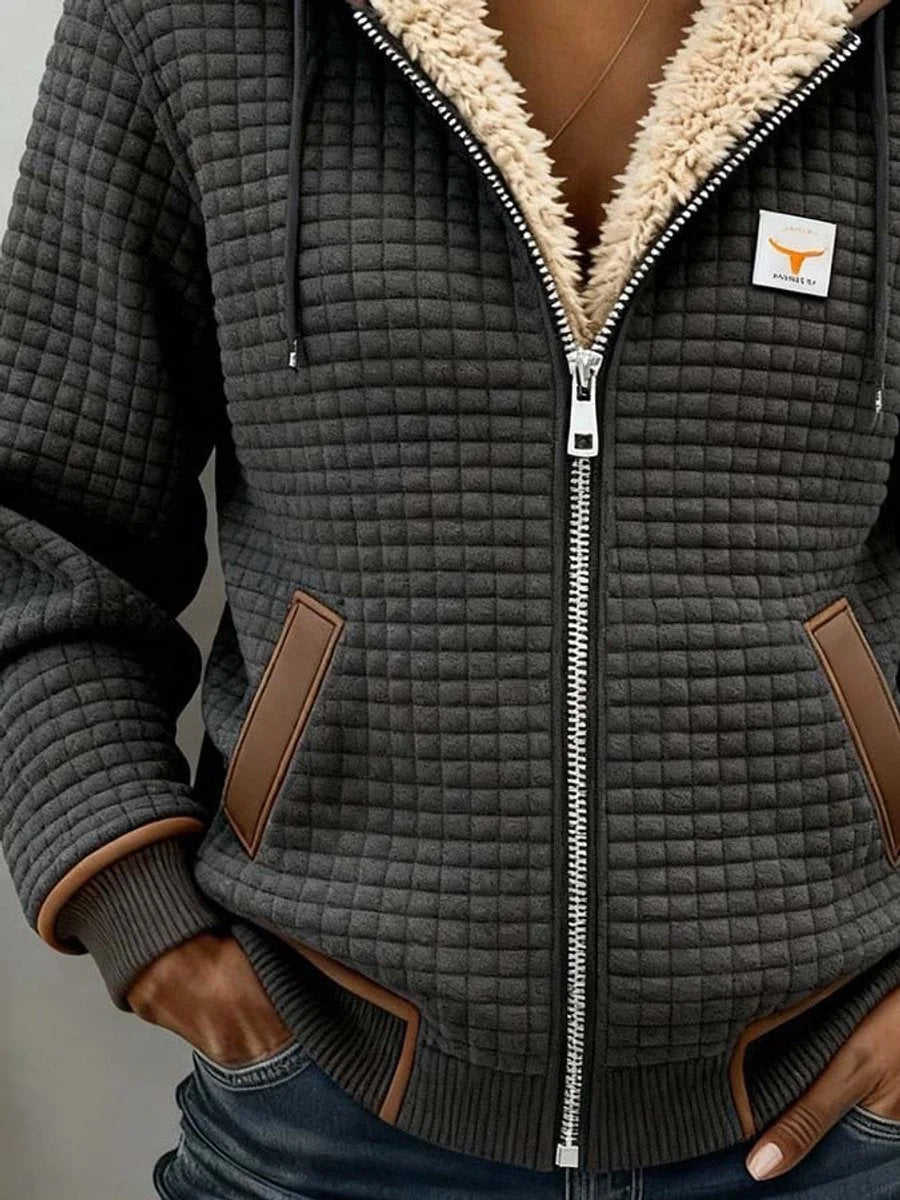 Marden™ | Leslie Women's Quilted Sherpa-Lined Jacket