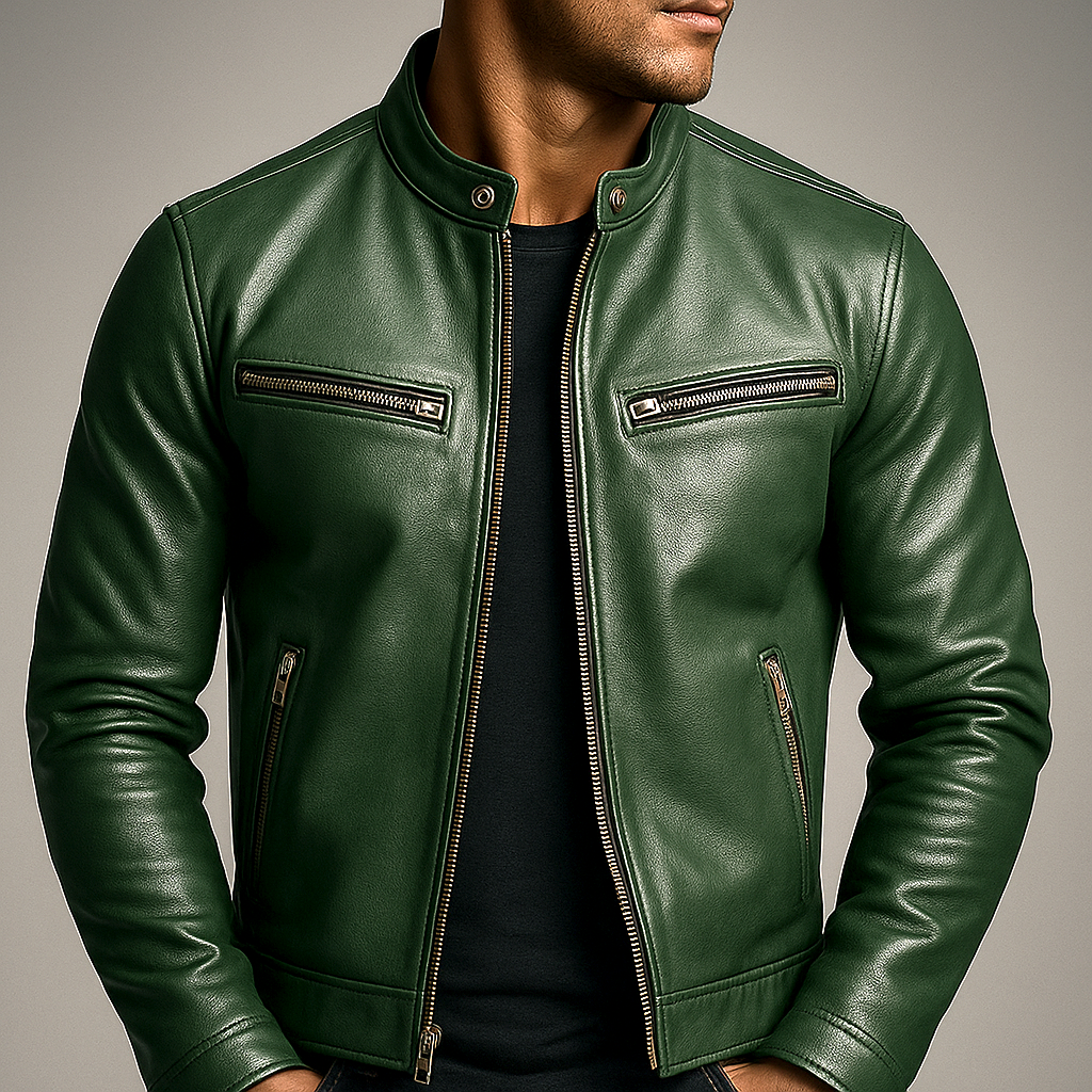 Vintage Leather Jacket for Men – Timeless Style, Premium Craftsmanship, and All-Day Comfort