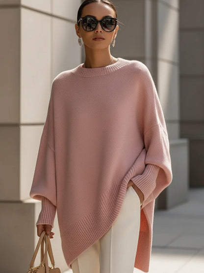 Emma™ | Women's Jumper with an Asymmetric Hemline