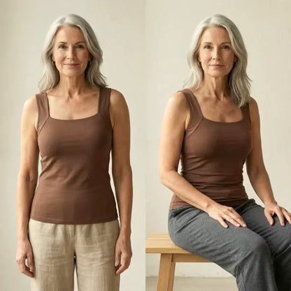 Carolyn™ | Built In Comfort Bra Tanktop