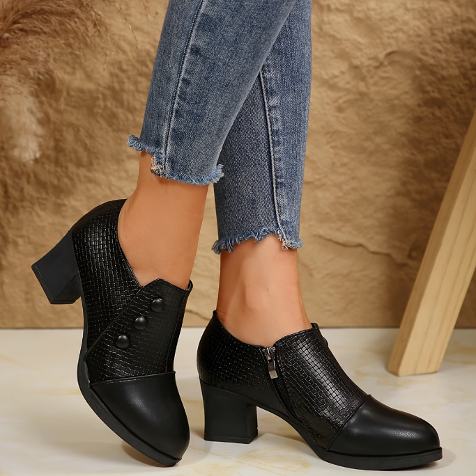Édith™ | Comfortable BLOCK HEEL pumps with ergonomic support