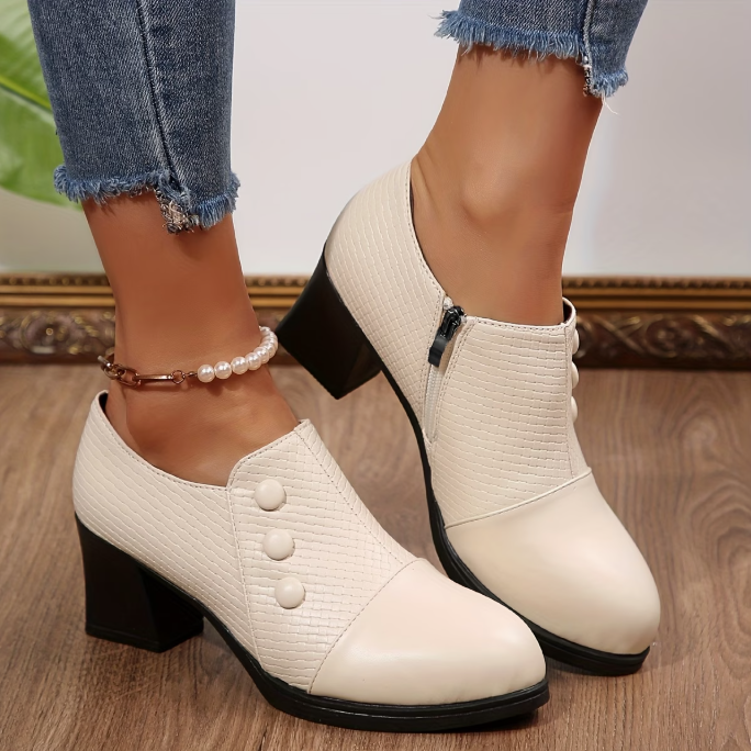 Édith™ | Comfortable BLOCK HEEL pumps with ergonomic support