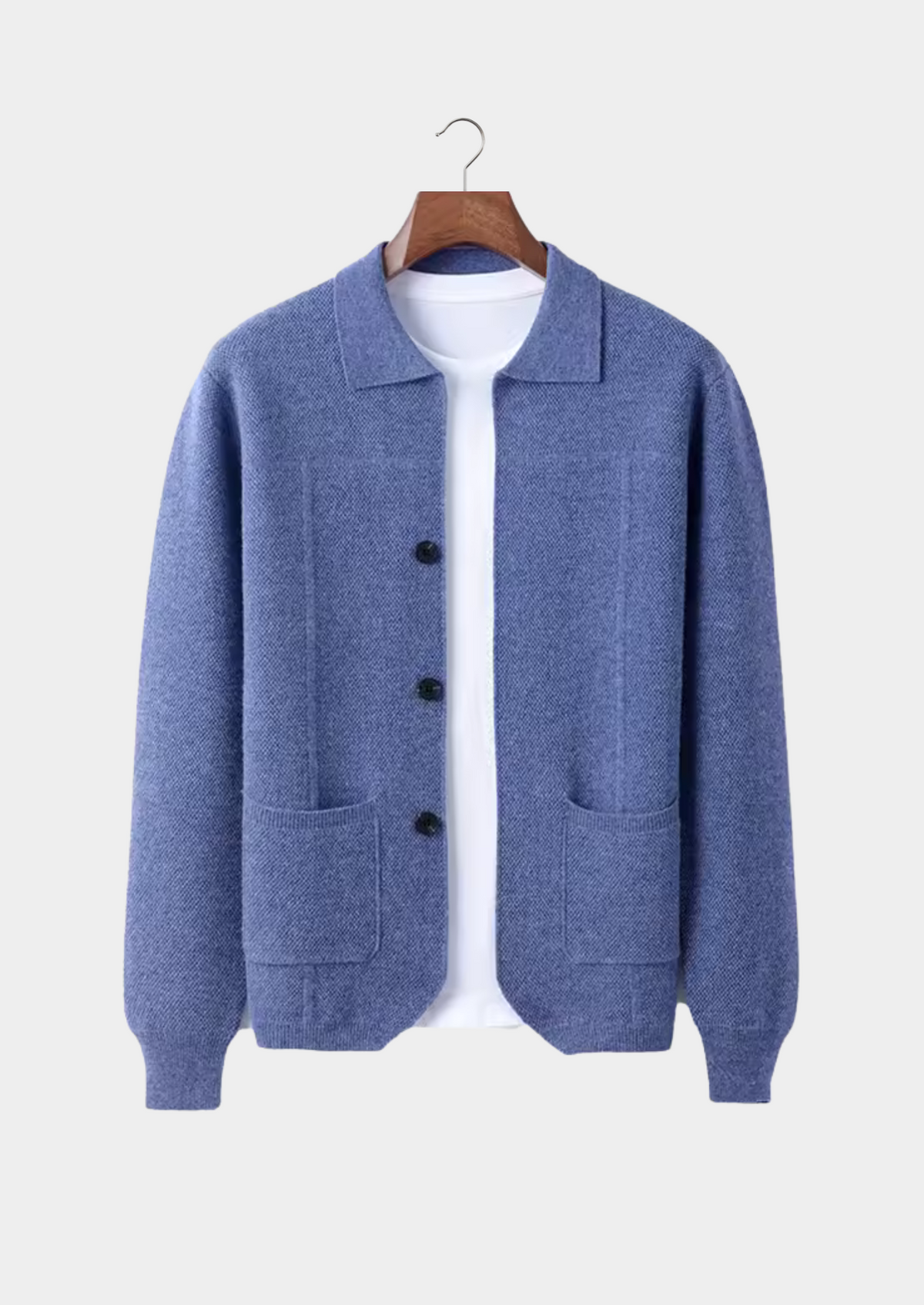 Pemberton Merino Button Overshirt
