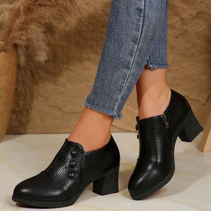 Édith™ | Comfortable BLOCK HEEL pumps with ergonomic support