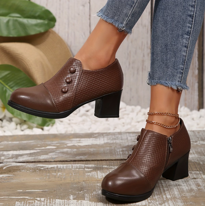 Édith™ | Comfortable BLOCK HEEL pumps with ergonomic support