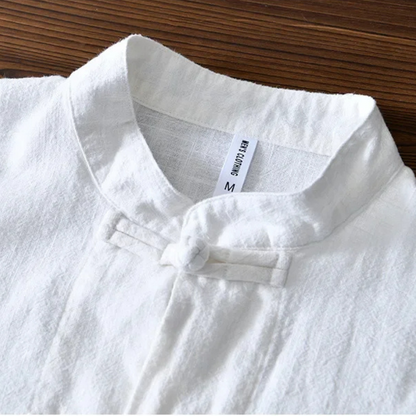Ellis Mandarin Collar Shirt