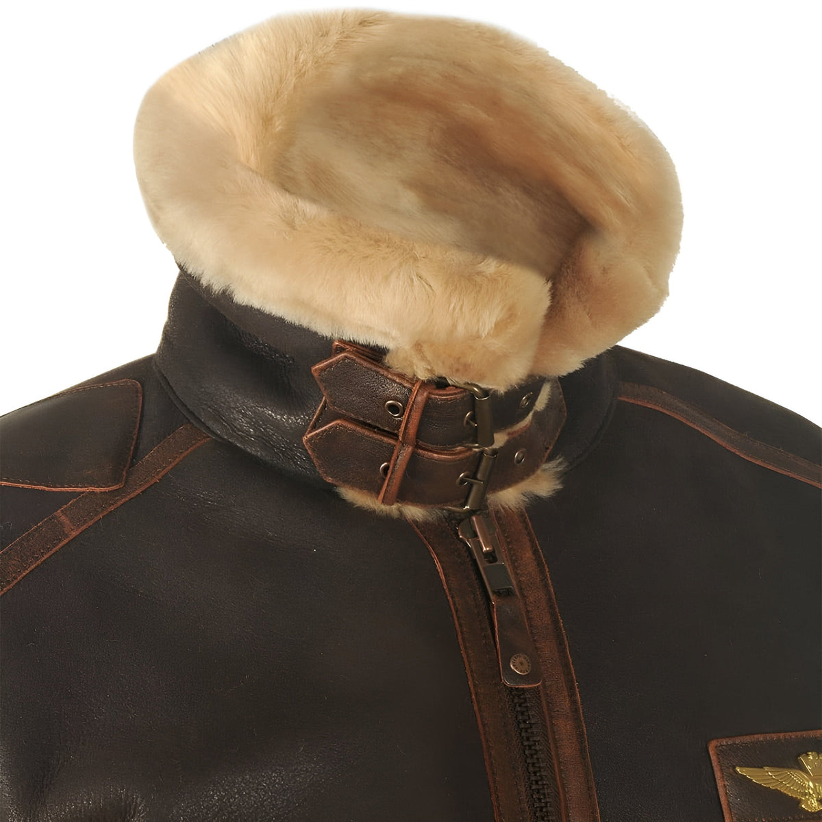 Kevin™ |Harrington Oxford Leather Pilot Aviator Jacket