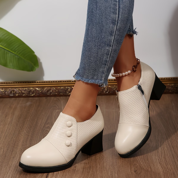 Édith™ | Comfortable BLOCK HEEL pumps with ergonomic support