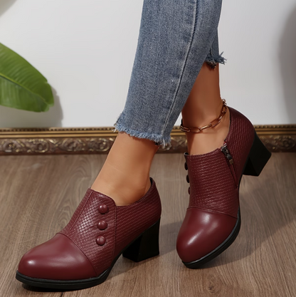 Édith™ | Comfortable BLOCK HEEL pumps with ergonomic support