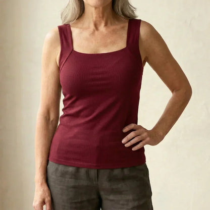 Carolyn™ | Built In Comfort Bra Tanktop