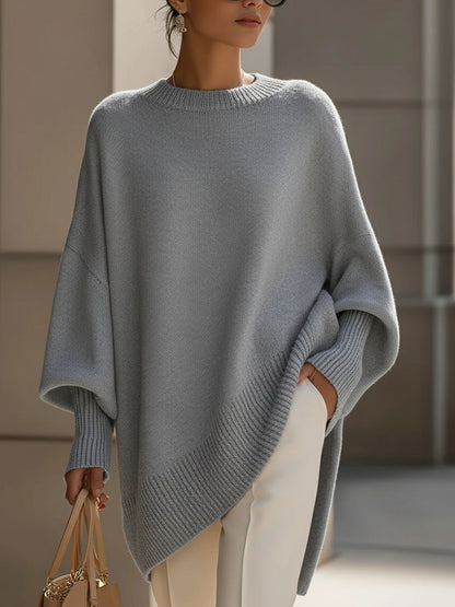 Emma™ | Women's Jumper with an Asymmetric Hemline