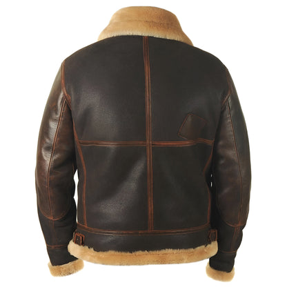 Kevin™ |Harrington Oxford Leather Pilot Aviator Jacket