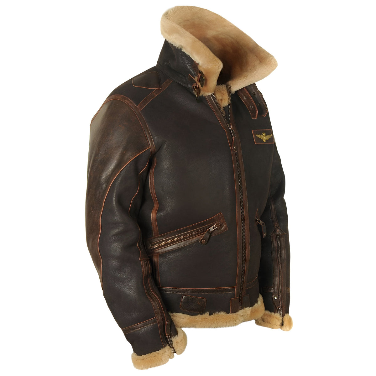 Kevin™ |Harrington Oxford Leather Pilot Aviator Jacket