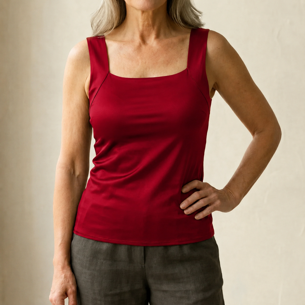 Carolyn™ | Built In Comfort Bra Tanktop