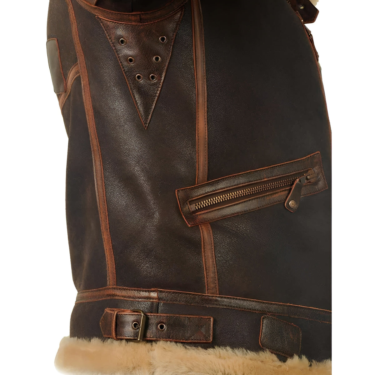Kevin™ |Harrington Oxford Leather Pilot Aviator Jacket