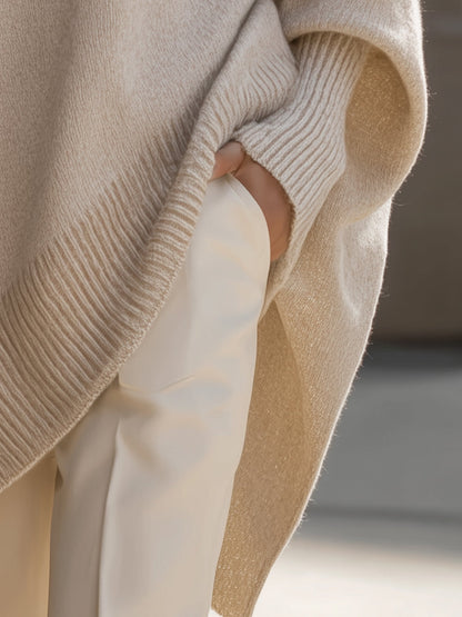 Emma™ | Women's Jumper with an Asymmetric Hemline