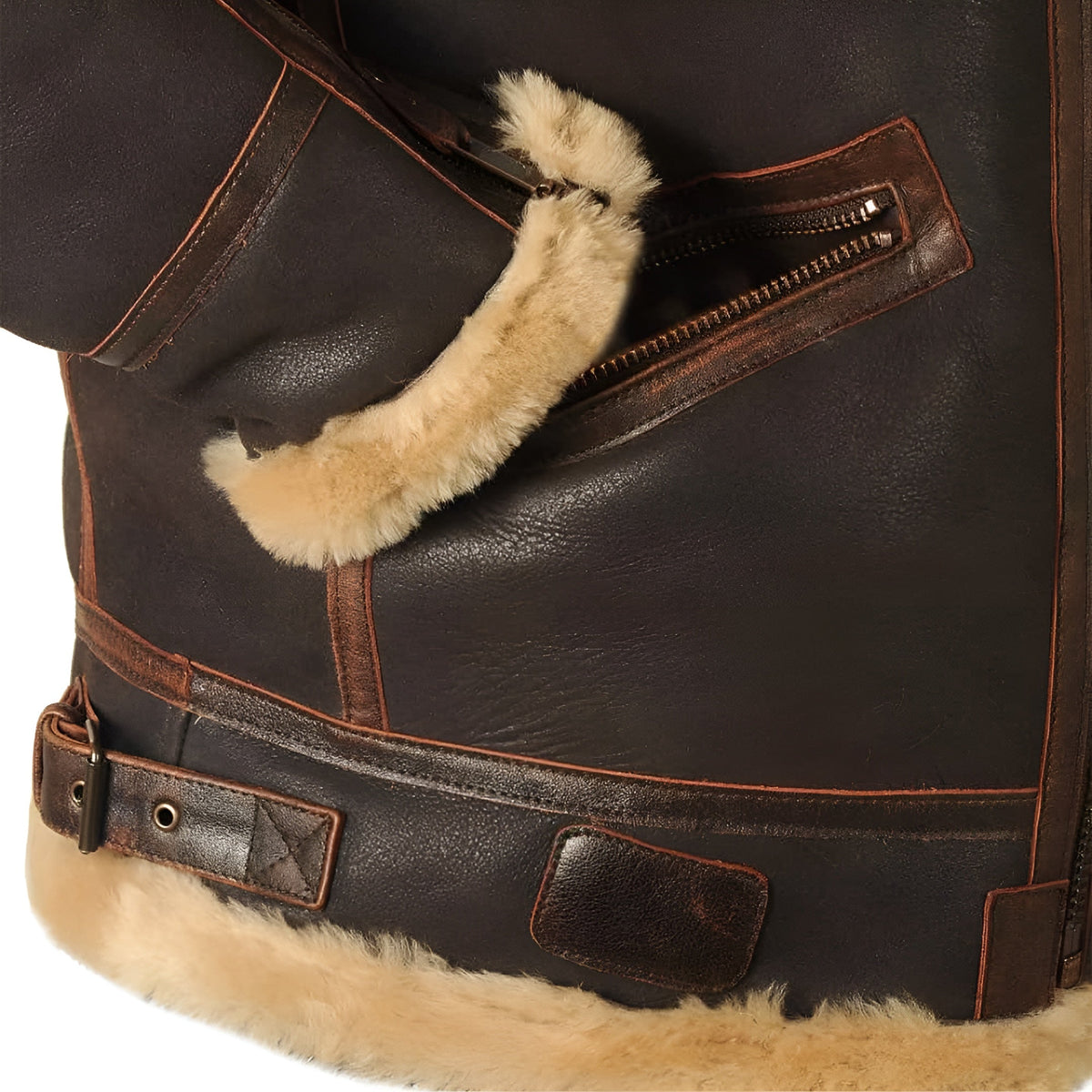 Kevin™ |Harrington Oxford Leather Pilot Aviator Jacket