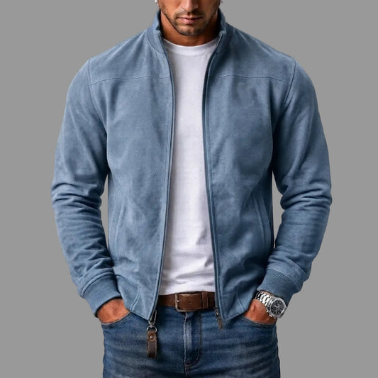 Johnstone™ | Suede Bomber Jacket