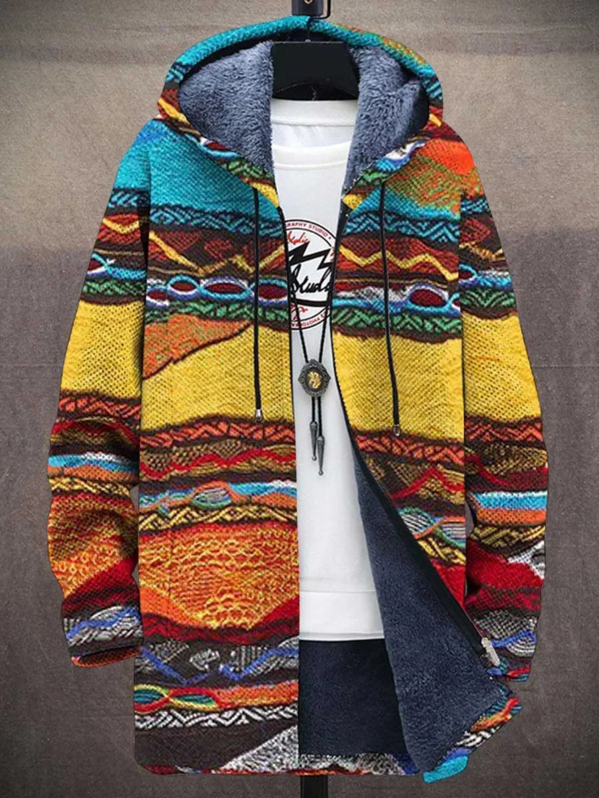 Harper | Artistic Hooded Cardigan