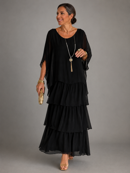 Jennifer™ | Mayfair Elegant Flowing A-Line Dress