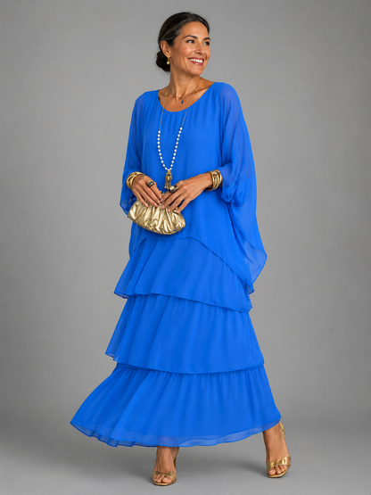 Jennifer™ | Mayfair Elegant Flowing A-Line Dress