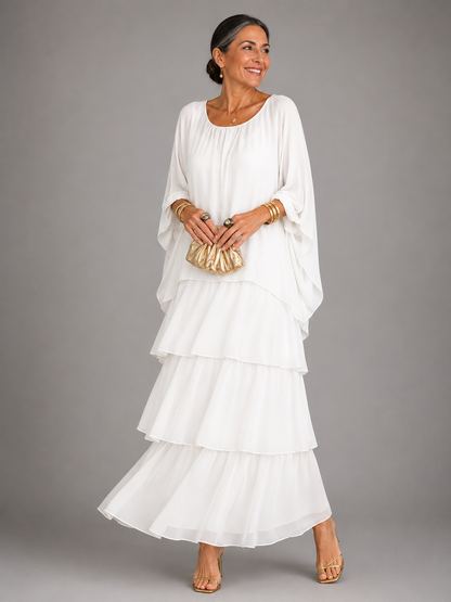 Jennifer™ | Mayfair Elegant Flowing A-Line Dress