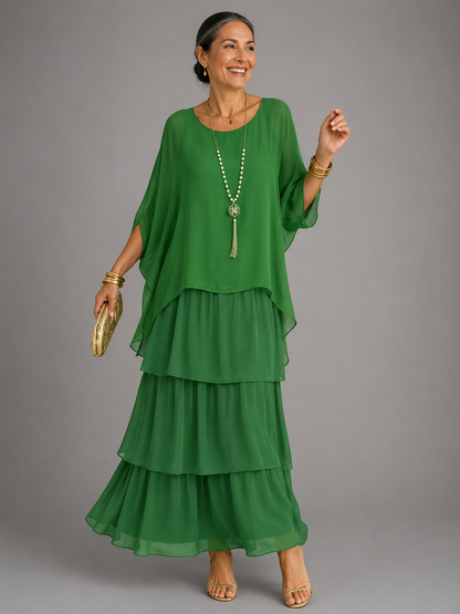 Jennifer™ | Mayfair Elegant Flowing A-Line Dress
