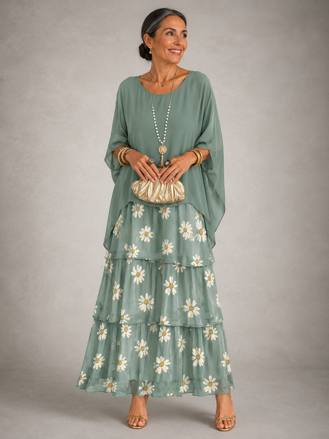 Jennifer™ | Mayfair Elegant Flowing A-Line Dress