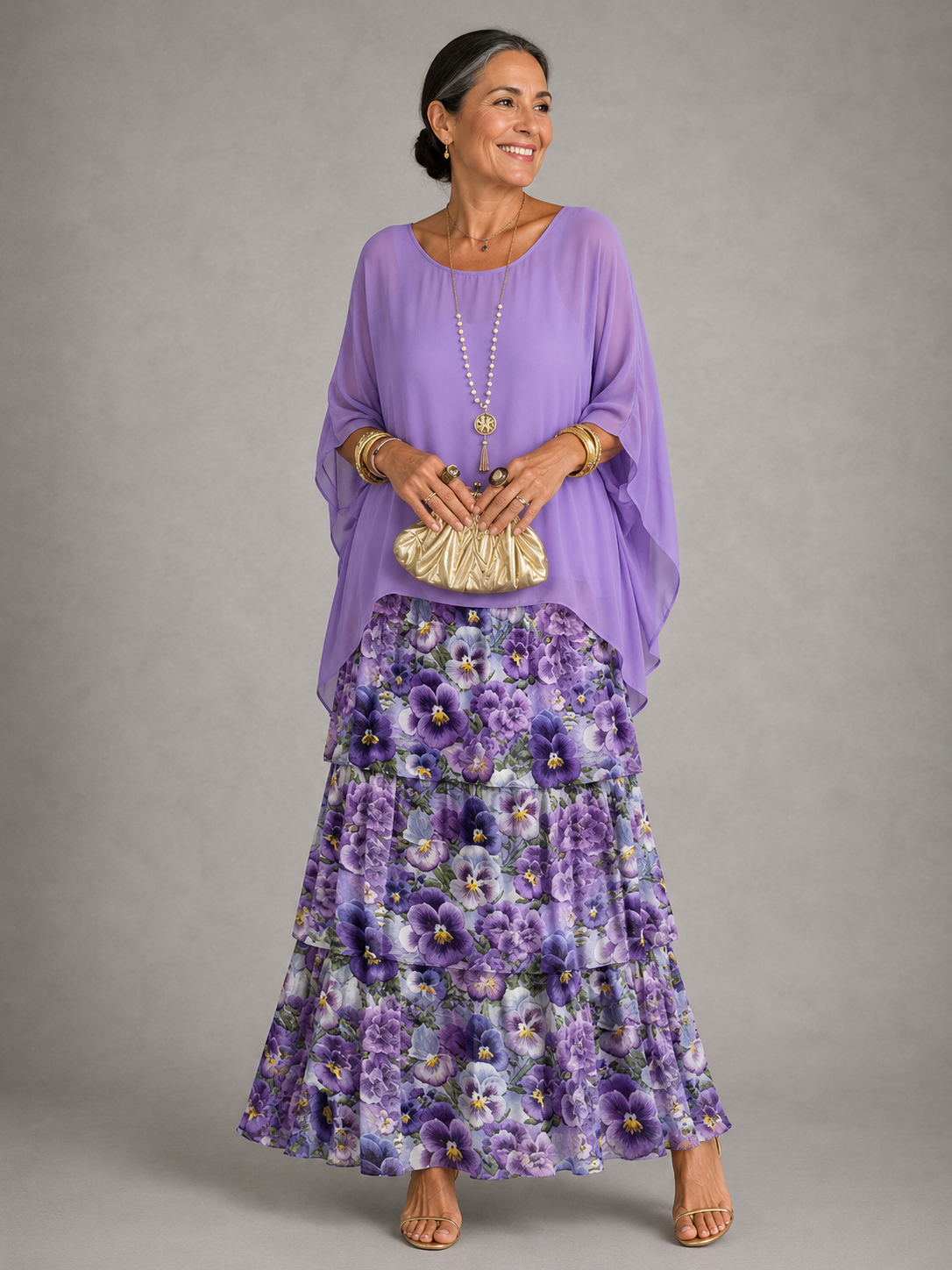 Jennifer™ | Mayfair Elegant Flowing A-Line Dress
