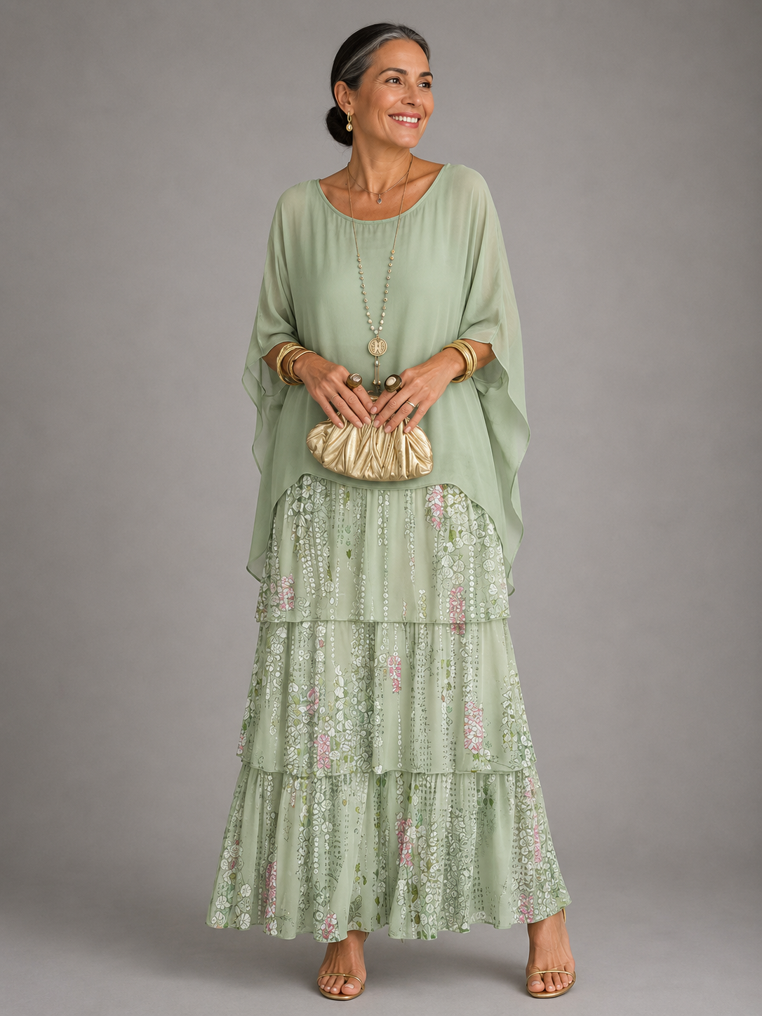 Jennifer™ | Mayfair Elegant Flowing A-Line Dress