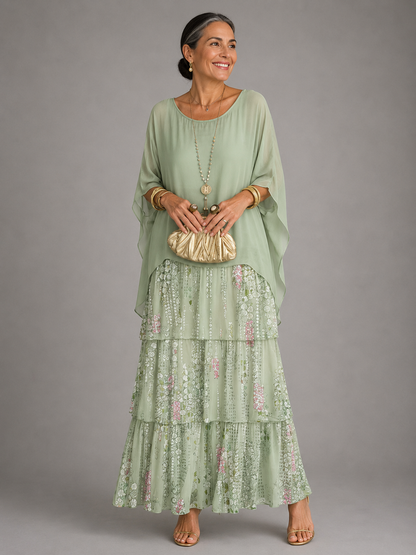 Jennifer™ | Mayfair Elegant Flowing A-Line Dress
