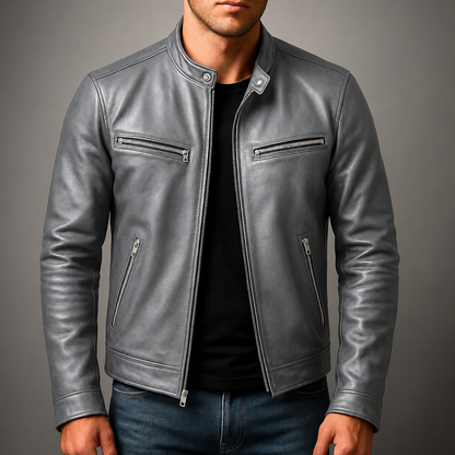 Vintage Leather Jacket for Men – Timeless Style, Premium Craftsmanship, and All-Day Comfort