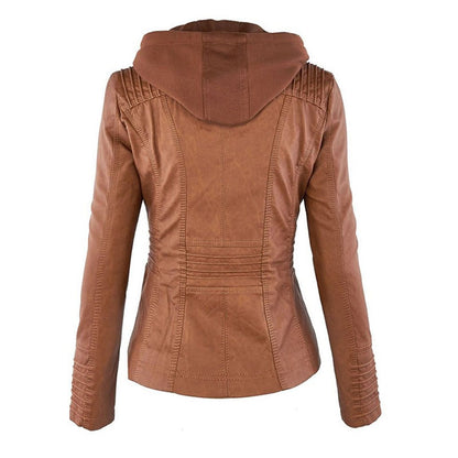 Emmy | Lightweight mid-season jacket with Removable Hood and Zip Detail