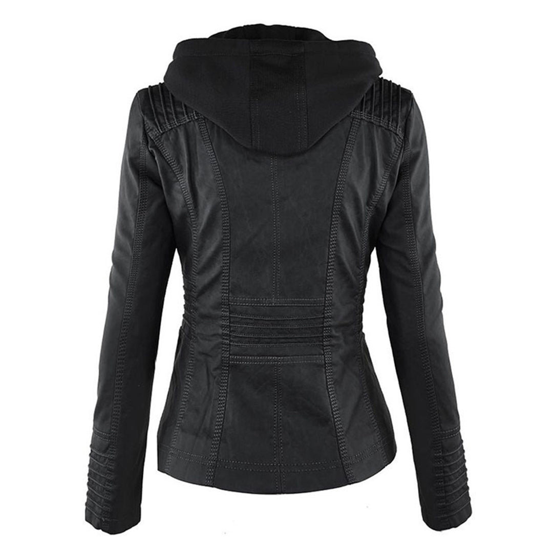 Emmy | Lightweight mid-season jacket with Removable Hood and Zip Detail
