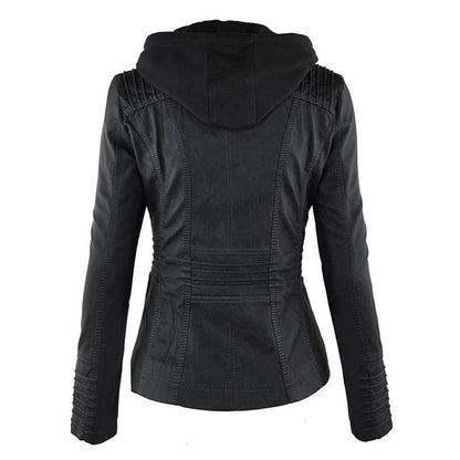 Emmy | Lightweight mid-season jacket with Removable Hood and Zip Detail