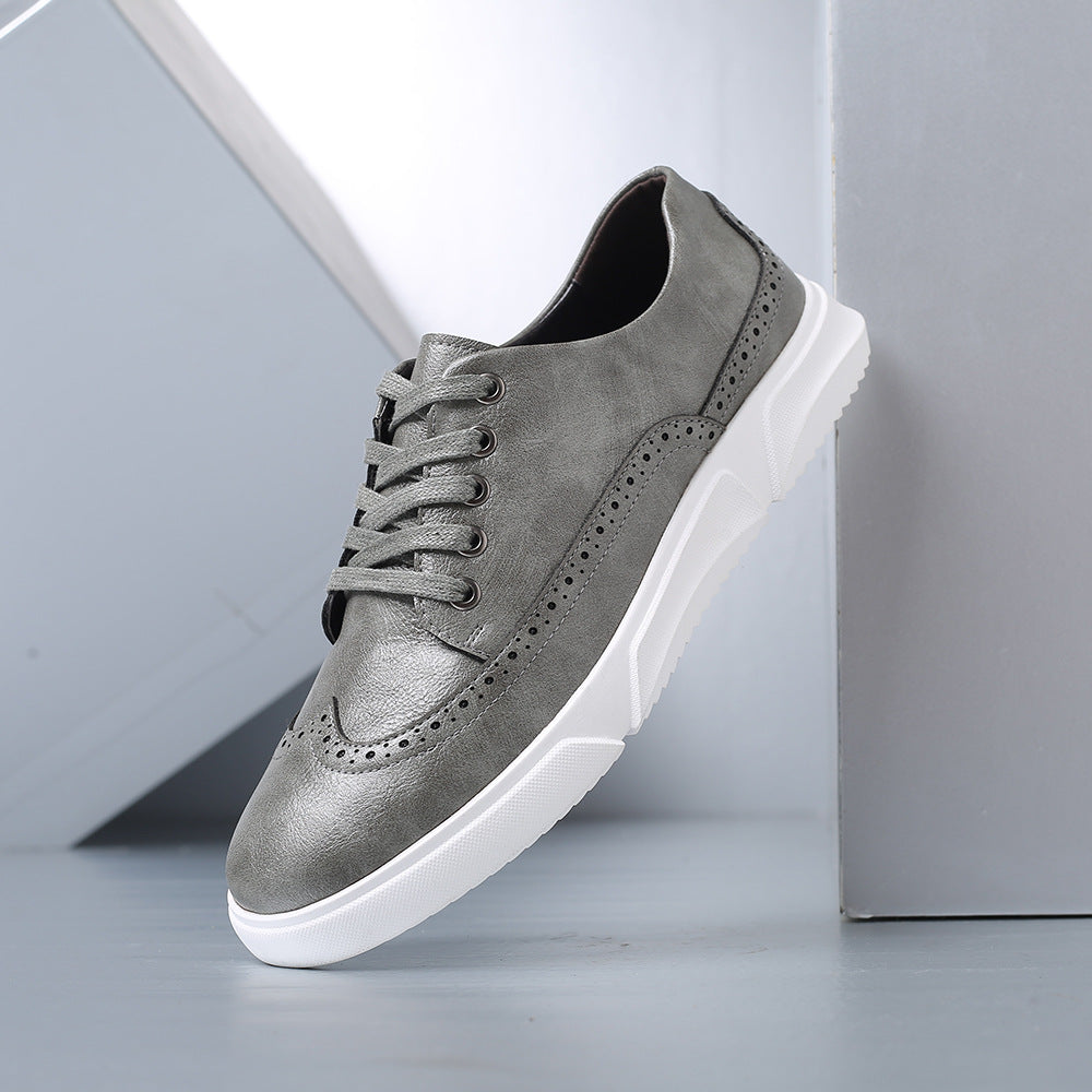 HARRINGTON LEATHER TRAINERS