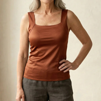 Carolyn™ | Built In Comfort Bra Tanktop