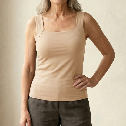 Carolyn™ | Built In Comfort Bra Tanktop