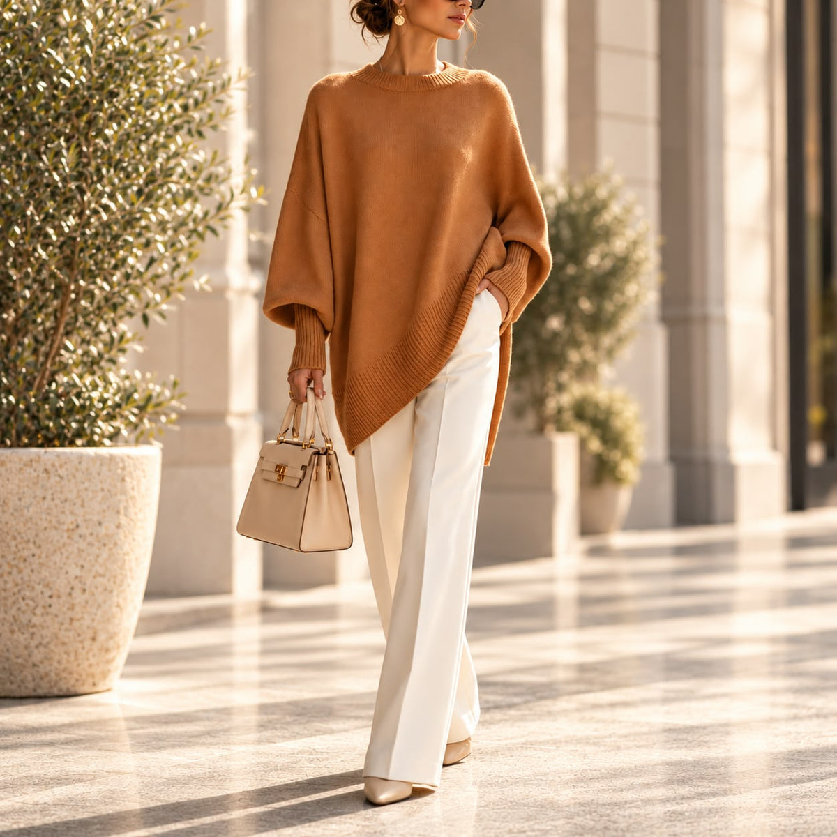 Emma™ | Women's Jumper with an Asymmetric Hemline
