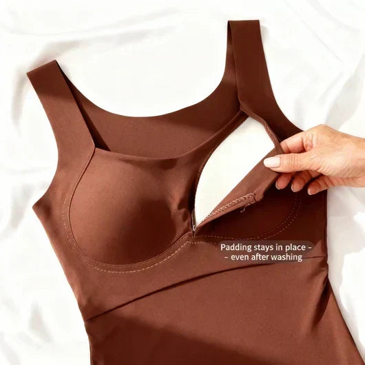 Carolyn™ | Built In Comfort Bra Tanktop
