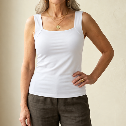 Carolyn™ | Built In Comfort Bra Tanktop