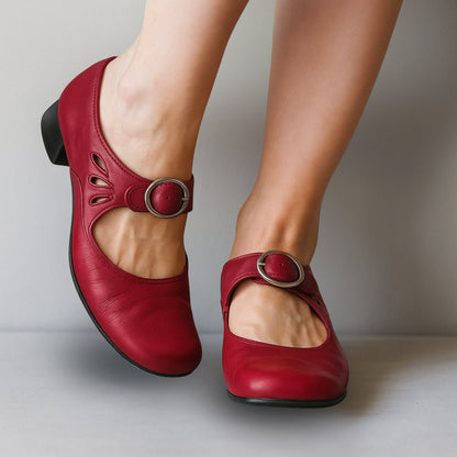 Clarence™ | Elegant women's Court Shoes with an ankle strap