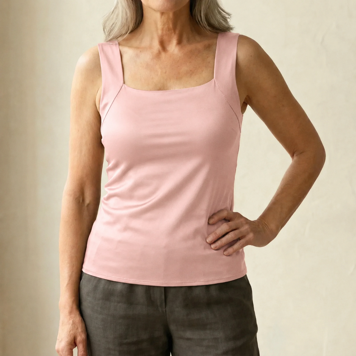 Carolyn™ | Built In Comfort Bra Tanktop