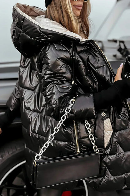 Lindsey™ | Elegant Padded Winter Coat with Hood