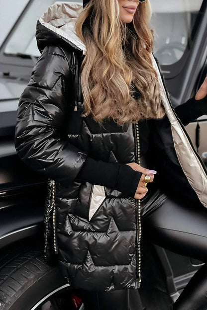 Lindsey™ | Elegant Padded Winter Coat with Hood