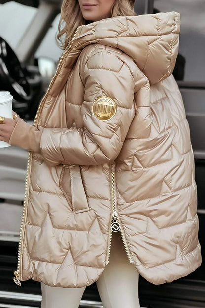 Lindsey™ | Elegant Padded Winter Coat with Hood