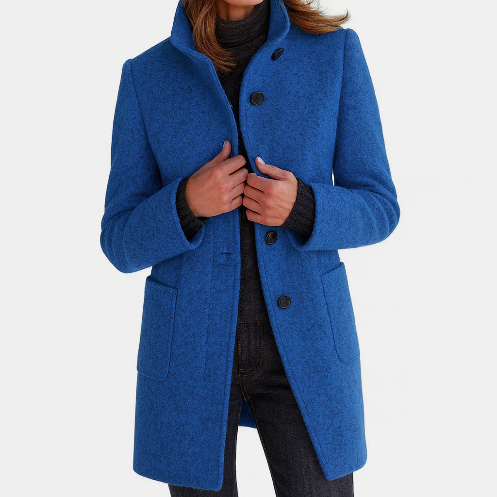 Victoria | Warm, Elegant Coat with a Cosy High Collar
