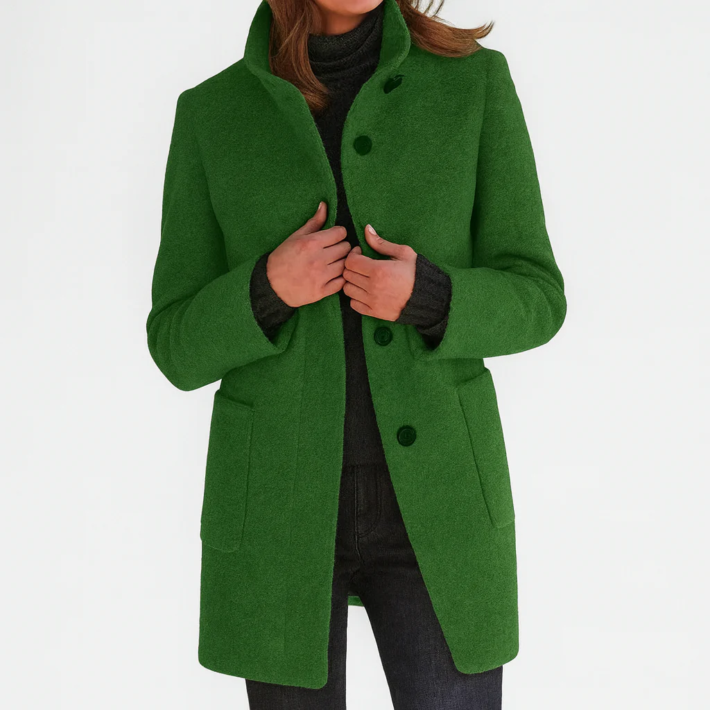 Victoria | Warm, Elegant Coat with a Cosy High Collar